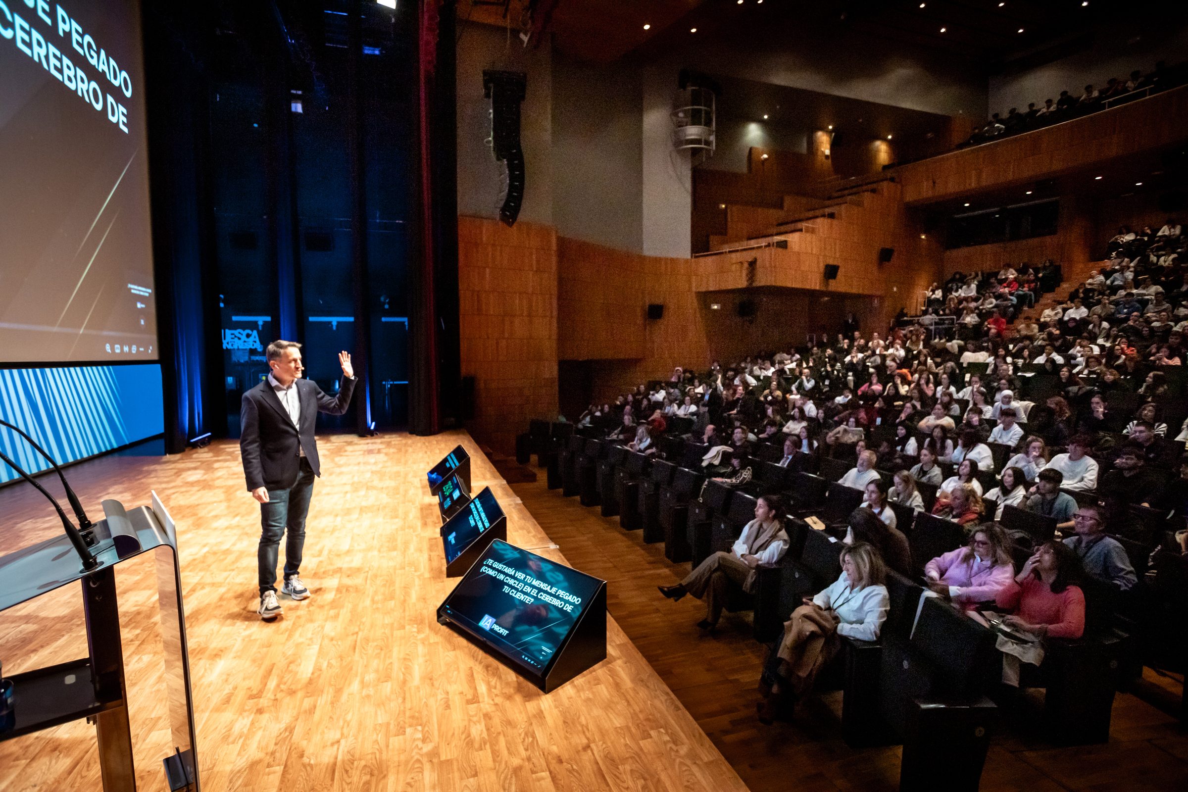 El auditorio durante una ponencia de Rubén Gil Pérez